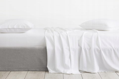 Prześcieradło hotelowe z płótna