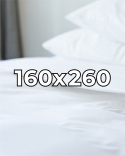 Płócienne prześcieradło hotelowe 160x260 cm, 100% płótno bawełniane 150 g