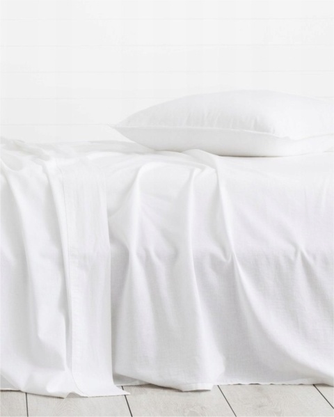 Płócienne prześcieradło hotelowe 200x220 cm, 100% płótno bawełniane 150 g