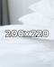 Płócienne prześcieradło hotelowe 200x220 cm, 100% płótno bawełniane 150 g