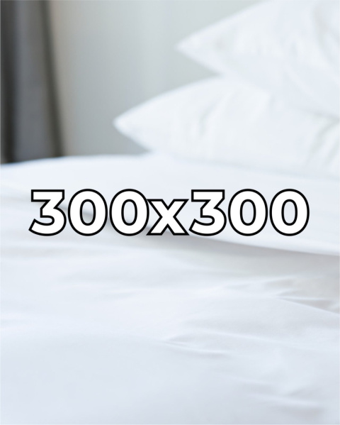 Płócienne prześcieradło hotelowe 300x300 cm, 100% płótno bawełniane 150 g