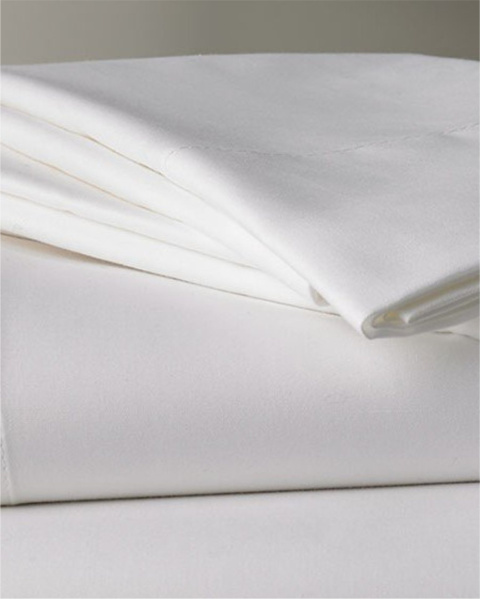 Satynowe prześcieradło hotelowe 160x200 cm, 100% płótno bawełniane 150 g