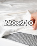 Płócienne prześcieradło hotelowe z gumką 220x200 cm, 100% bawełna 150g