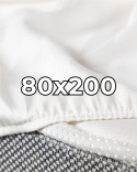 Satynowe prześcieradło hotelowe z gumką 80x200 cm, 100% bawełna 150 g