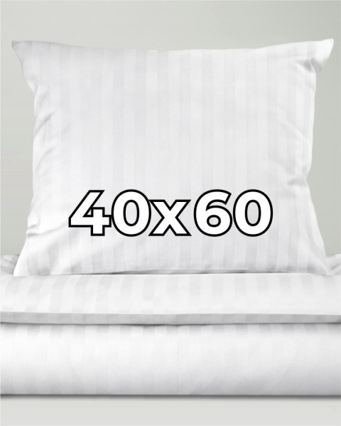 Poszewka hotelowa na poduszkę 40x60 cm Adamaszek