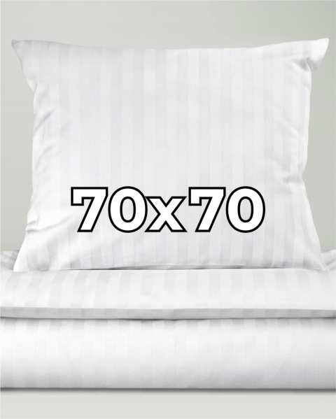 Poszewka hotelowa na poduszkę 70x70 cm Adamaszek