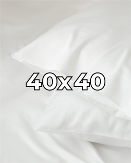 Poszewka hotelowa na poduszkę 40x40 cm Płótno bawełniane