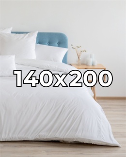 Satynowa poszwa hotelowa na kołdrę 140x200 cm, 100% bawełna