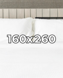 Prześcieradło hotelowe Adamaszek 160x260 cm,  100% bawełna 145 g