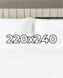 Prześcieradło hotelowe Adamaszek 220x240 cm,  100% bawełna 145 g