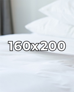 Płócienne prześcieradło hotelowe 160x200 cm, 100% płótno bawełniane 150 g