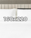 Prześcieradło hotelowe Adamaszek 160x220 cm,  100% bawełna 145 g