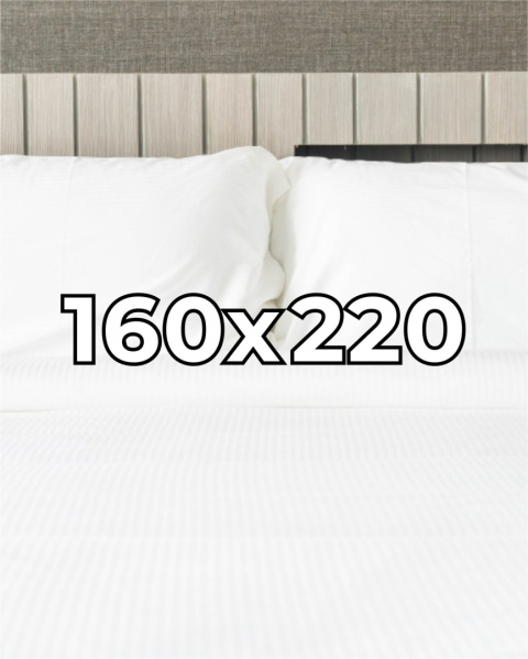 Prześcieradło hotelowe Adamaszek 160x220 cm,  100% bawełna 145 g