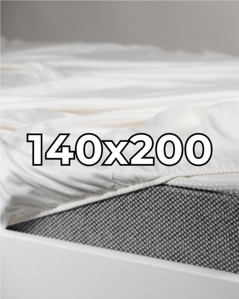 Prześcieradło hotelowe z gumką 140x200 cm Adamaszek 100% bawełna