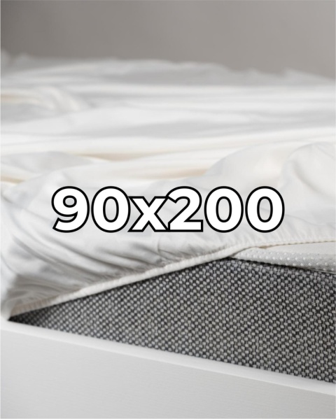 Prześcieradło hotelowe z gumką 90x200 cm Adamaszek 100% bawełna