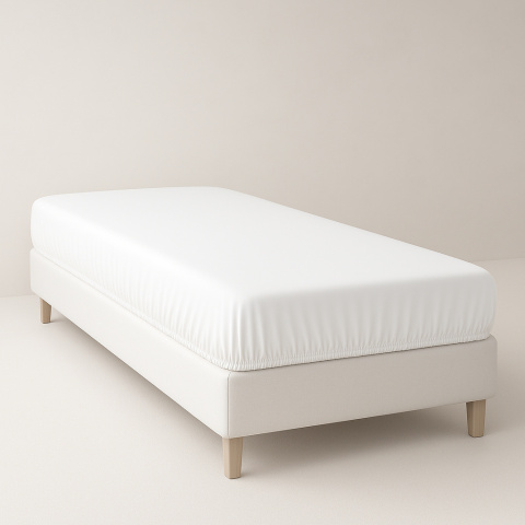 Prześcieradło z płótna z gumką 150 g