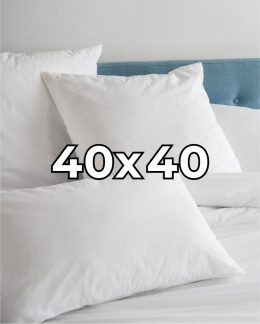Satynowa poszewka hotelowa na poduszkę 40x40 cm, 100% bawełna