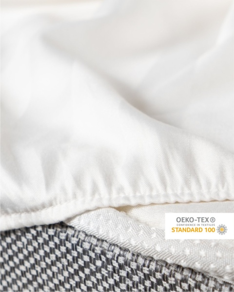 Satynowe prześcieradło hotelowe z gumką 180x200 cm, 100% bawełna 150 g