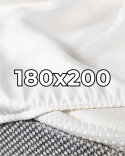 Satynowe prześcieradło hotelowe z gumką 180x200 cm, 100% bawełna 150 g
