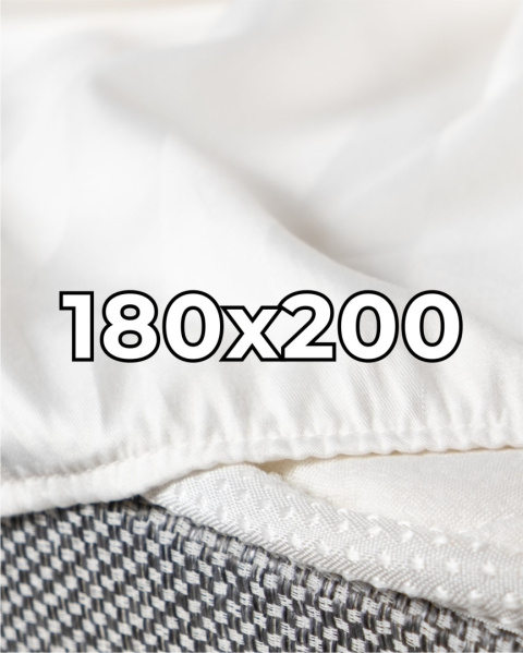 Satynowe prześcieradło hotelowe z gumką 180x200 cm, 100% bawełna 150 g