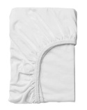 Płócienne prześcieradło hotelowe z gumką 120x200 cm 100% bawełna 150g
