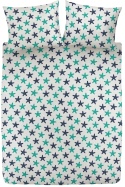 Pościel 160x200 100% bawełna – komplet z poszewkami | Polska produkcja| rozgwiazda turkus
