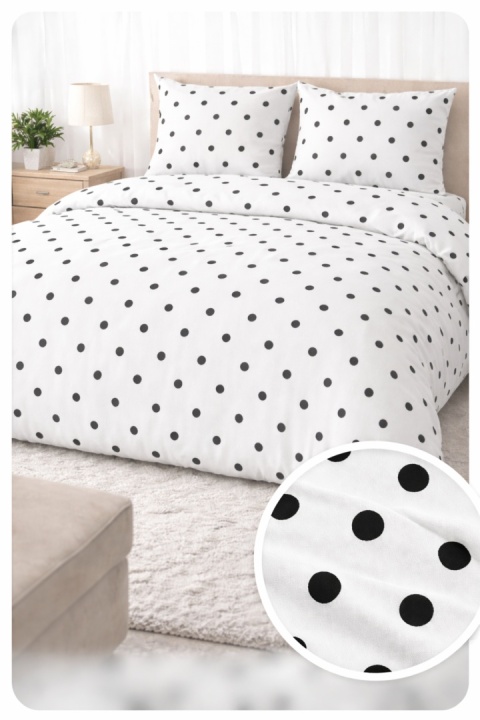 Pościel 160x220 + 2 poszewki | 100% bawełna | GROSZEK