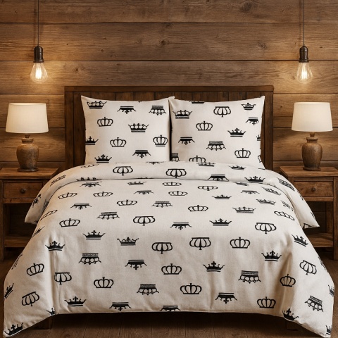 Pościel 160x220 + 2 poszewki | 100% bawełna | KORONY