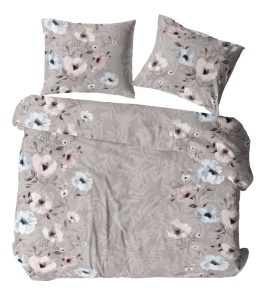 Pościel 220x200 + 2 poszewki | 100% bawełna | Kwiaty