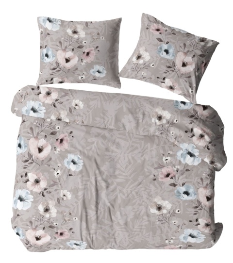 Pościel 220x200 + 2 poszewki | 100% bawełna | Kwiaty