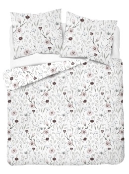 Pościel 220x200 + 2 poszewki | 100% bawełna | ECRU