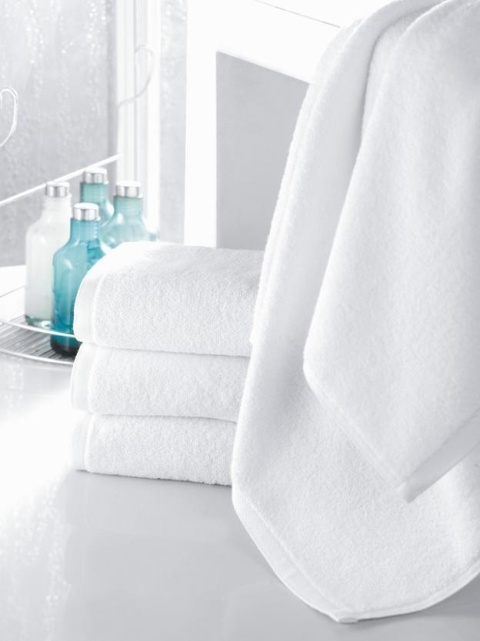 Ręcznik hotelowy BIAŁY 50x100 cm, bawełna 100%, Prestige