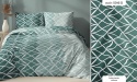 Pościel 160x220 + 2 poszewki| 100% bawełna | 5016 D zielona