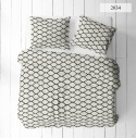Pościel 200x200 + 2 poszewki | 100% bawełna | 2034 plecionka ecru