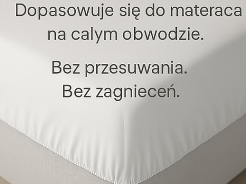 Prześcieradło z gumką bawełna płótno na materac o długości 220 cm – różne rozmiary