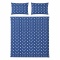 Pościel 160x200 100% bawełna – komplet z poszewkami | gwiazdki w granacie