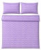 Pościel 160x220 + 2 poszewki| 100% bawełna | groszek na filolet