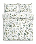 Pościel 200x200 + 2 poszewki | 100% bawełna | 1749 zielona Gałązka