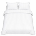 Pościel Hotelowa Adamaszek 1 cm 200x200 + 2x poszewka 70x80 | 100% Bawełna – zamek ekspresowy | Szwalnia Adamaszek