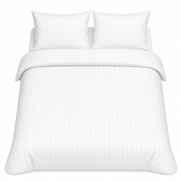 Pościel Hotelowa Adamaszek 1 cm 180x200 + 2x poszewka 70x80 | 100% Bawełna – zamek ekspresowy | Szwalnia Adamaszek