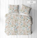 Pościel 220x240 + 2 poszewki | 100% bawełna | 2110 Błękitna Hortensja